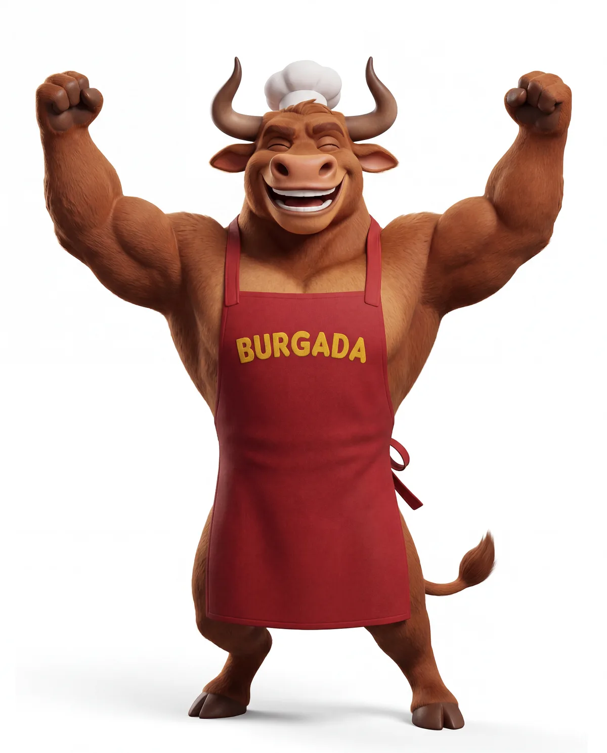Mascote Burgada, pose 2