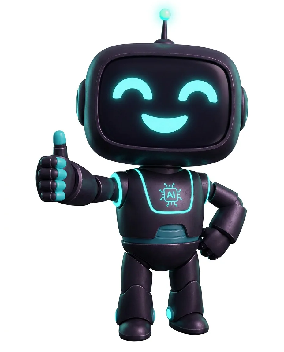 Mascote Nexbot, pose 1