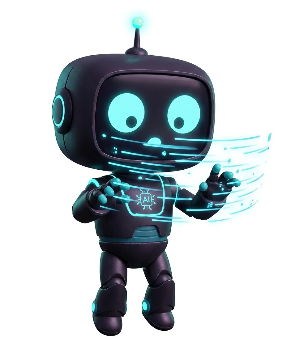 Mascote Nexbot, pose 2